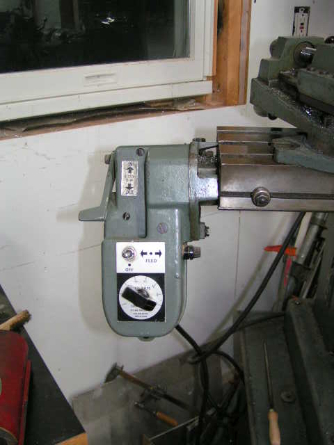 clausing 8520 mill - orig. motor drive and vise - maine