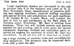 H G Barr auction 1913.JPG