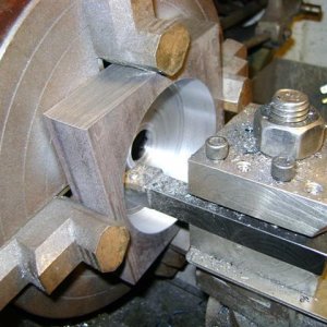 boring a bearing splitter from  1 inch plate