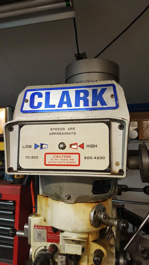 clark milling machine