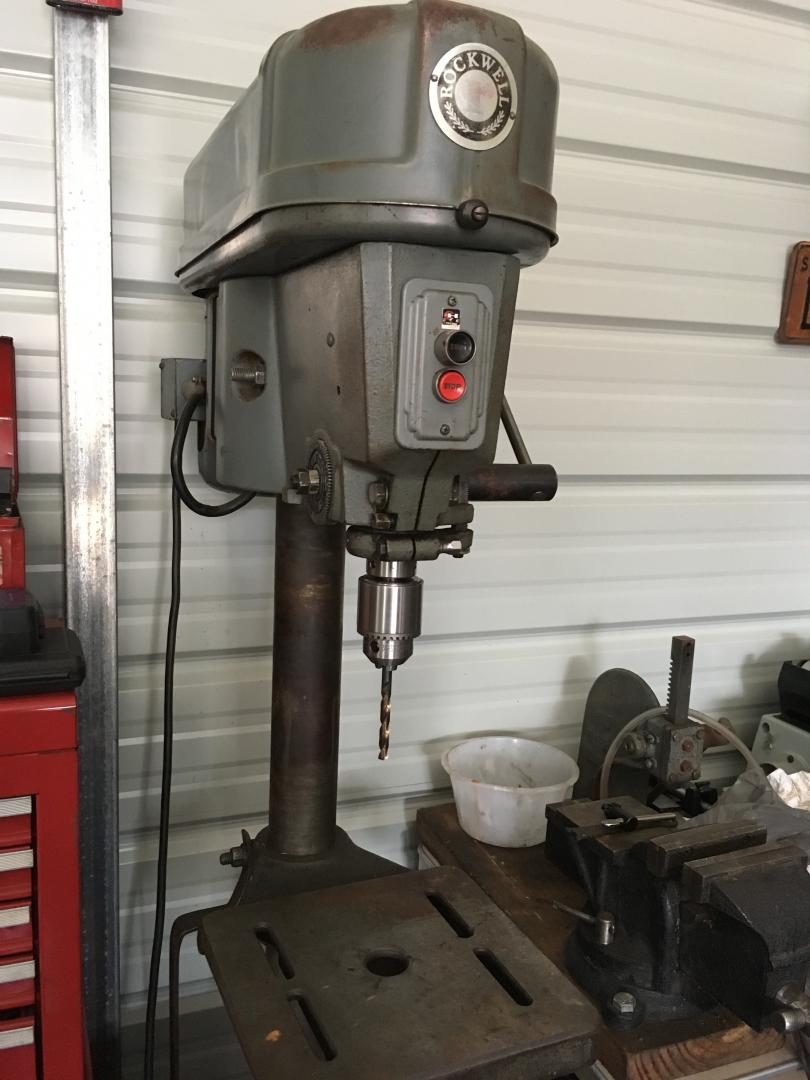 New CHUCK on my old ROCKWELL drill press - just saying thanks!