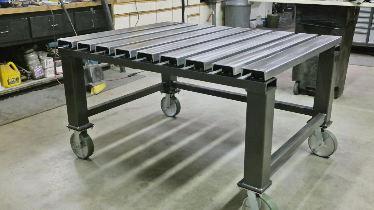 C channel top welding table
